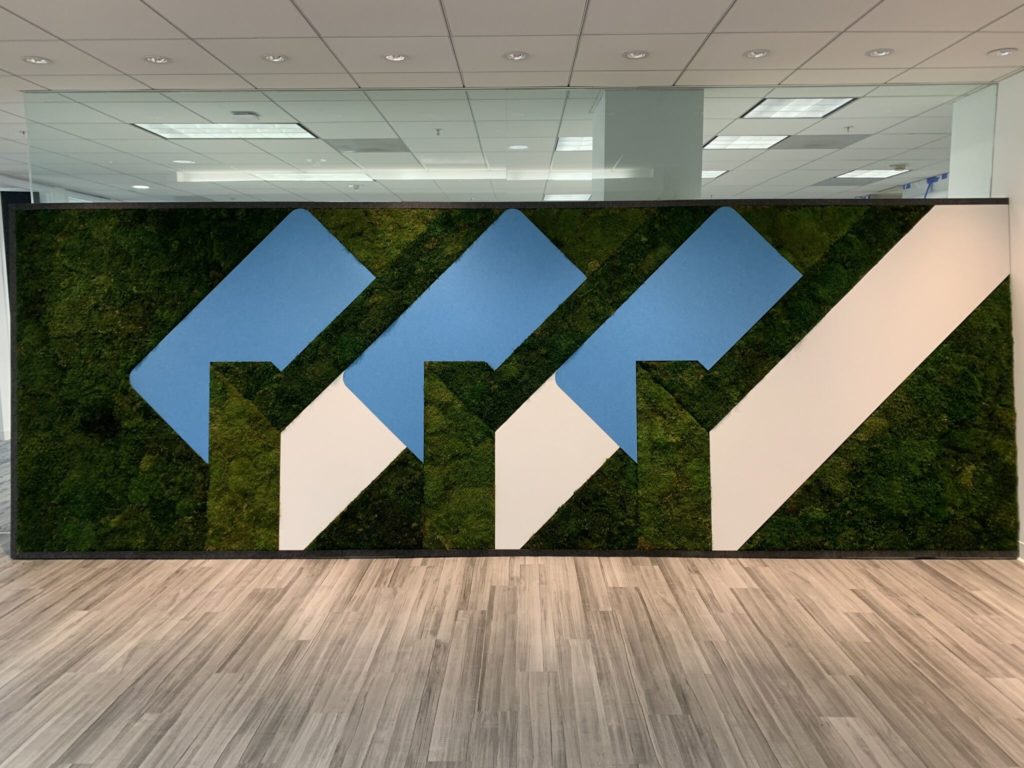 Product: Acoustic Moss Wall. 
Moss: Sheet.